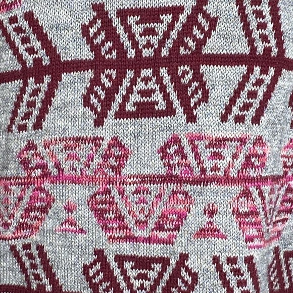 American Eagle Outfitter AEO Sweater Hoodie Womens XS Aztec Knit Pullover Medium - Picture 10 of 16